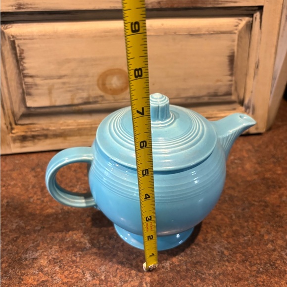 Vintage turquoise fiesta teapot - Picture 2 of 7